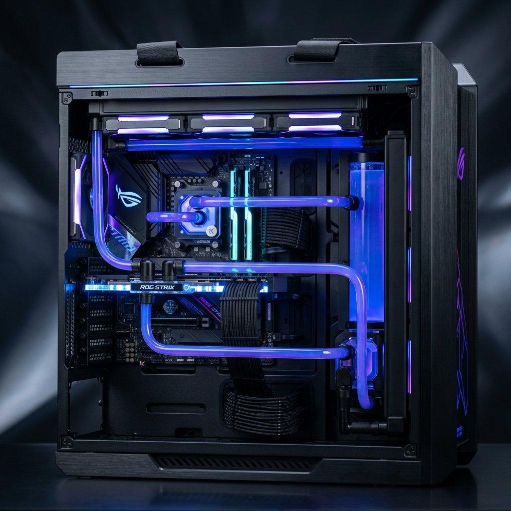 ROG Strix Helios GX900 Side Profile