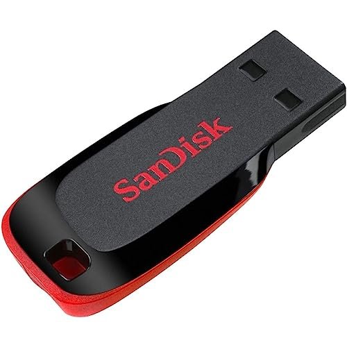 SANDISK Cruzer Blade 64GB, USB 2.0, Flash drive, Pendrive, Red, 5Y Warranty (SDCZ50-064G-I35) 3